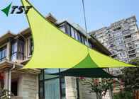 Grüne Farb-Polyester-Schatten im Freien segelt, Gewicht der Segeltuch-Schatten-Überdachungs-160gsm-350gsm
