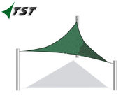 Dreieck-Form des wasserdichtes Polyester-Sonnenblende-Gewebe-160g 180g im Freien