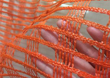 Gelb-orangeer Striping-Schnee-warnendes Netz benutzt in Gebäude-Brücken-Verzerrung gestrickter spinnender Art