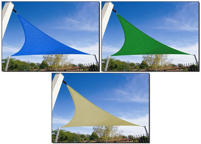 Verstärktes Polyester-Sonnenblende-Segel des gewebten Materials mit Schatten-Rate der Hardware-Ausrüstungs-99%