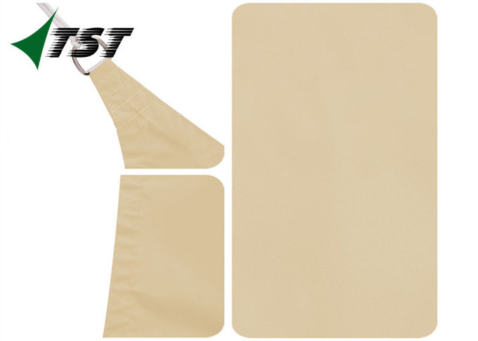 Polyester-Gewebe-Schatten strukturiert aufgelistete Dreieck-Schatten-Segel-UVspitze ISO 9001