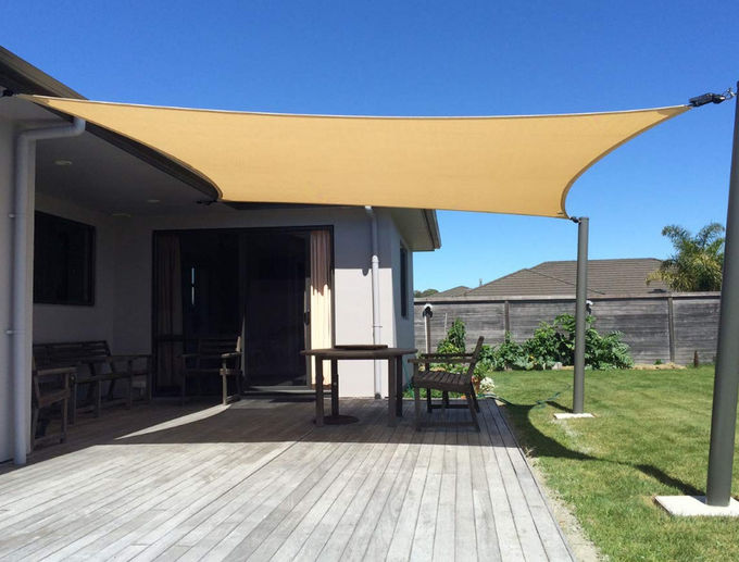 HDPE 100% Sonnenblende-Überdachung, Sonnenschutz-Schatten-Stoff für Hinterhof