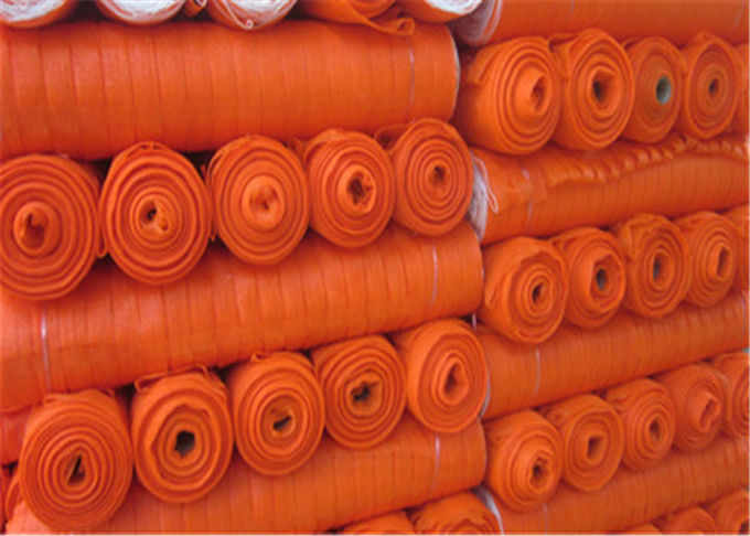 Industrielle tragbare orange Plastikmaschen-Sperren-Zaun-Filetarbeit für offene Aushöhlungen
